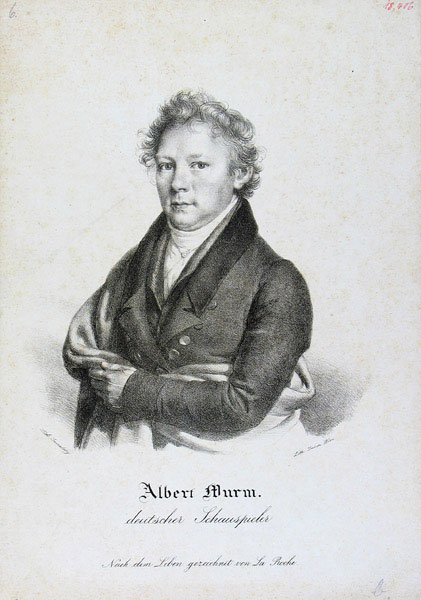 Albert Wurm. Deutscher Schauspieler