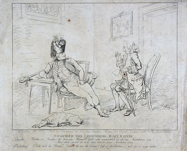 Siegfried von Lindenberg. III. Act, II. Scene.