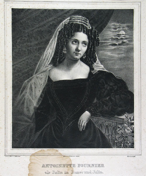 Antoinette Fournier als Julia in Romeo und Julia.