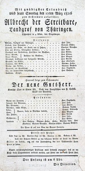 Albrecht der Streitbare, Landgraf von Thueringen./ Der neue Gutsherr.