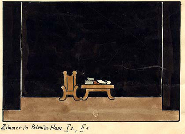 Zimmer in Polonius Haus I 3, II 1