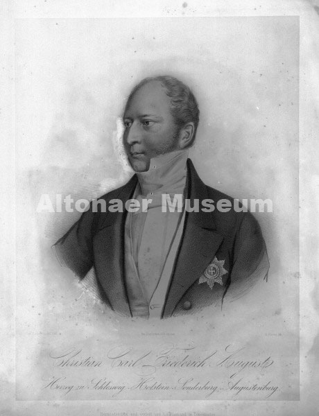 Christian Carl Friedrich August Herzog zu Schleswig Sonderburg-Augustenburg, 1834 bis 1846 Mitglied der schleswigschen Ständeversammlung