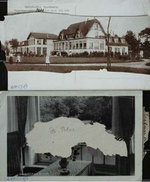 Gartenblick auf die Veranda Osterholder Quellental