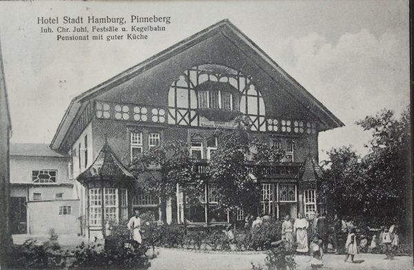 Hotel Stadt Hamburg, Pinneberg Inh. Vhr. Juhl, Festsäle u. Kegelbahn Pensionat mit guter Küche