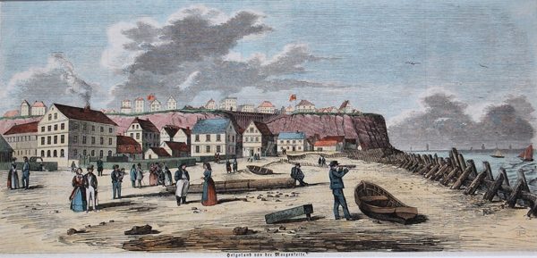 Helgoland von der Morgenseite