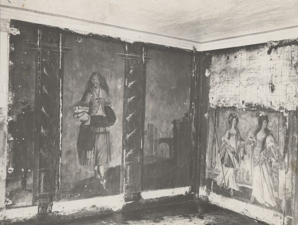 "Wandmalerei aus dem Festsaal des Hauses Deichstraße 53, Hamburg"