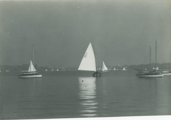 "Vor dem Gewitter an der Außenalster", Hamburg