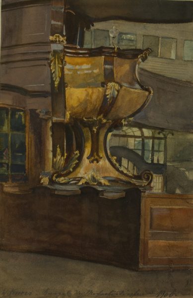 Die Kanzel der Michaeliskirche