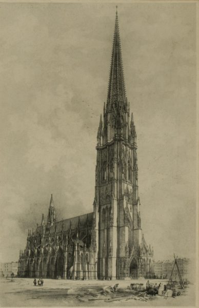 Die St. Nikolai-Kirche in Hamburg