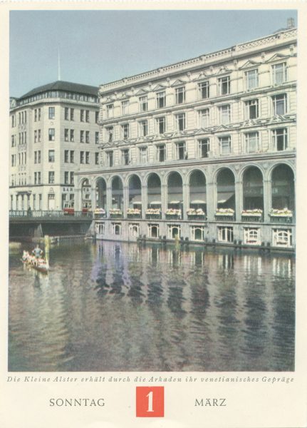 "Kleine Alster und Arkaden", Hamburg