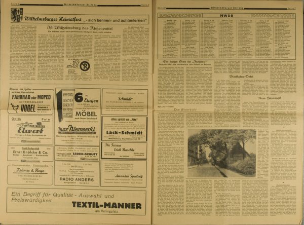Wilhelmsburger Zeitung vom 28. Juni 1955 (64. Jg.)