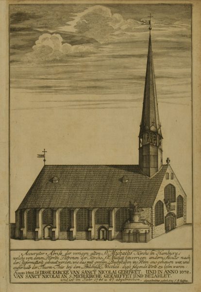 Die kleine Michaeliskirche in Hamburg
