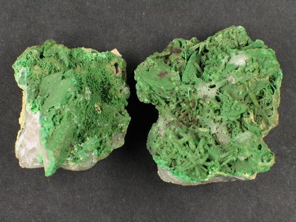 Cerussit mit Pyromorphit (Grünbleierz)