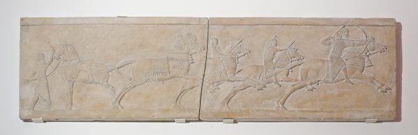Jagdfries vom Nordpalast (Raum S) des Assurbanipal in Ninive