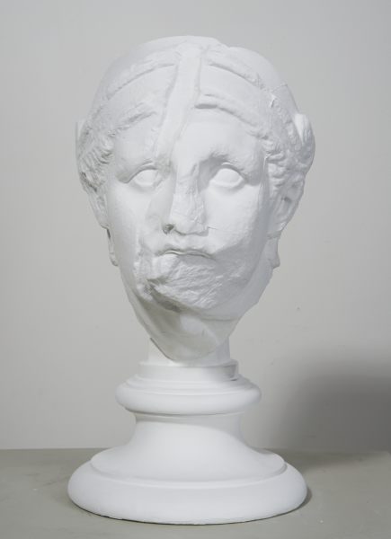 Kriegerkopf vom Giebel des Tempels in Tegea