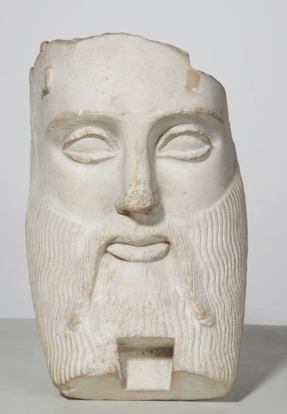 Maske eines bärtigen Gottes (Acheloos ?) aus Marathon