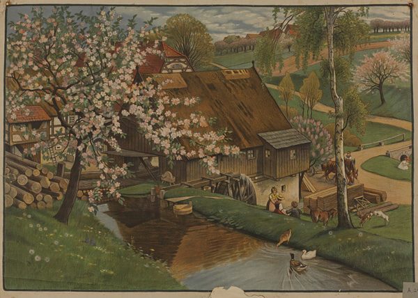 Schulwandbild