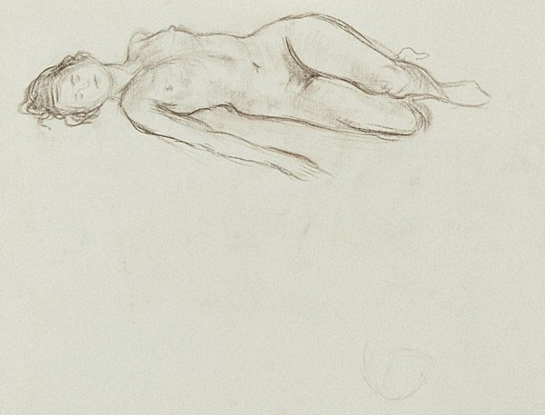 Frauenakte (Vorder- und Rückseite)