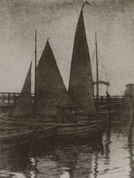 "Boote im Hafen"