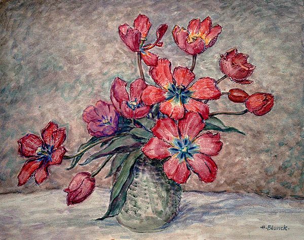 "Verblühende Tulpen"