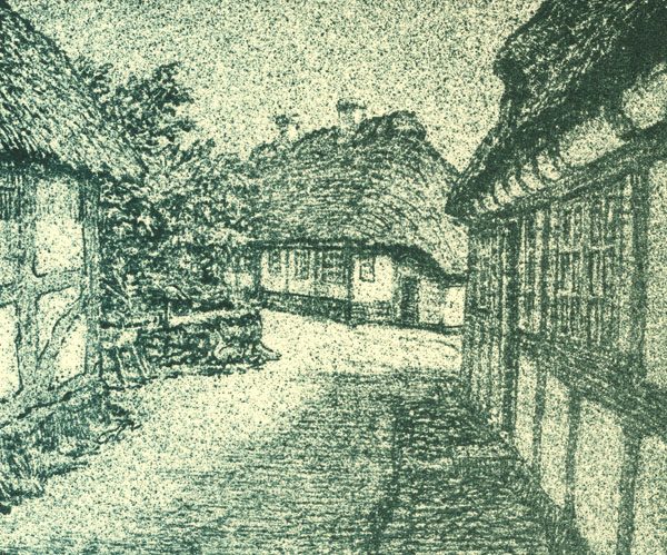 Alsinger Dorfstraße im Sommer