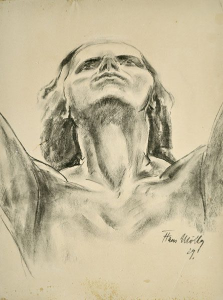 "Kopfstudie zur Himmelfahrt"