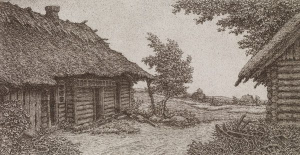 "An der russischen Grenze."