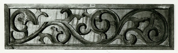 Zwei Füllungsbretter - Gestühl der Bergenfahrer