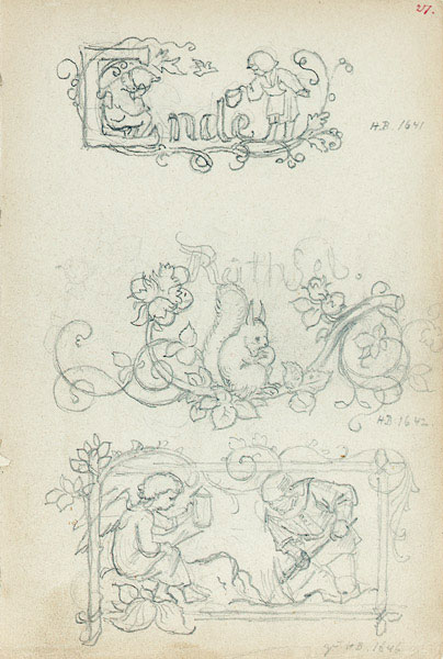 Ende, Eichhörnchen etc.