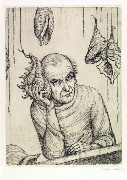 Selbstbildnis mit Muschel