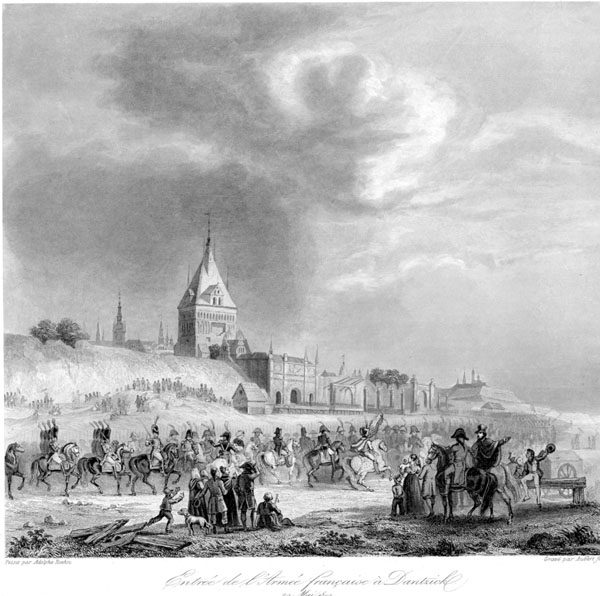 Entrée de l' Armée francaise 'a Dantzick