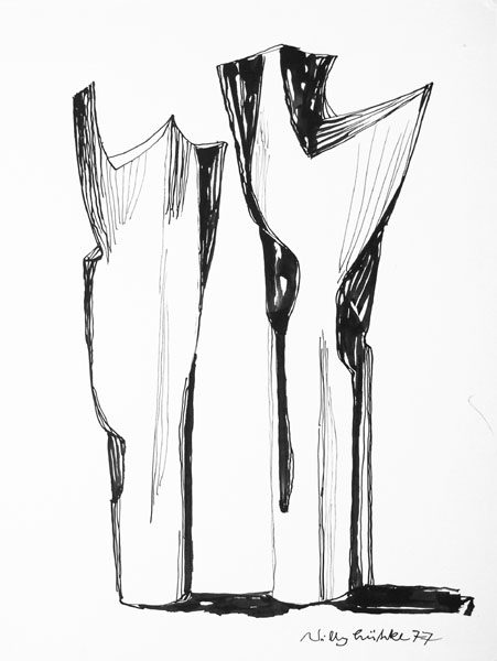 Entwurf für Skulpturen