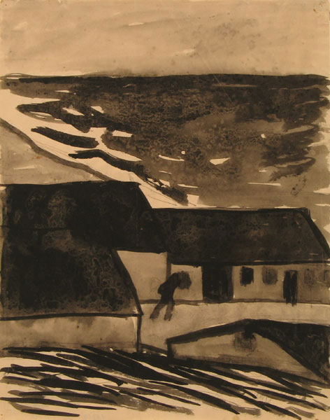 Häuser in den Dünen