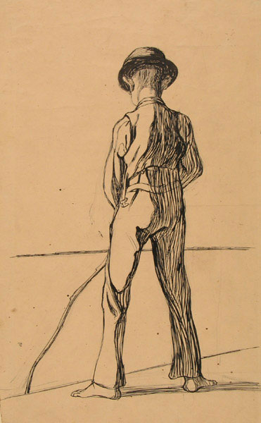 Angelnder Knabe